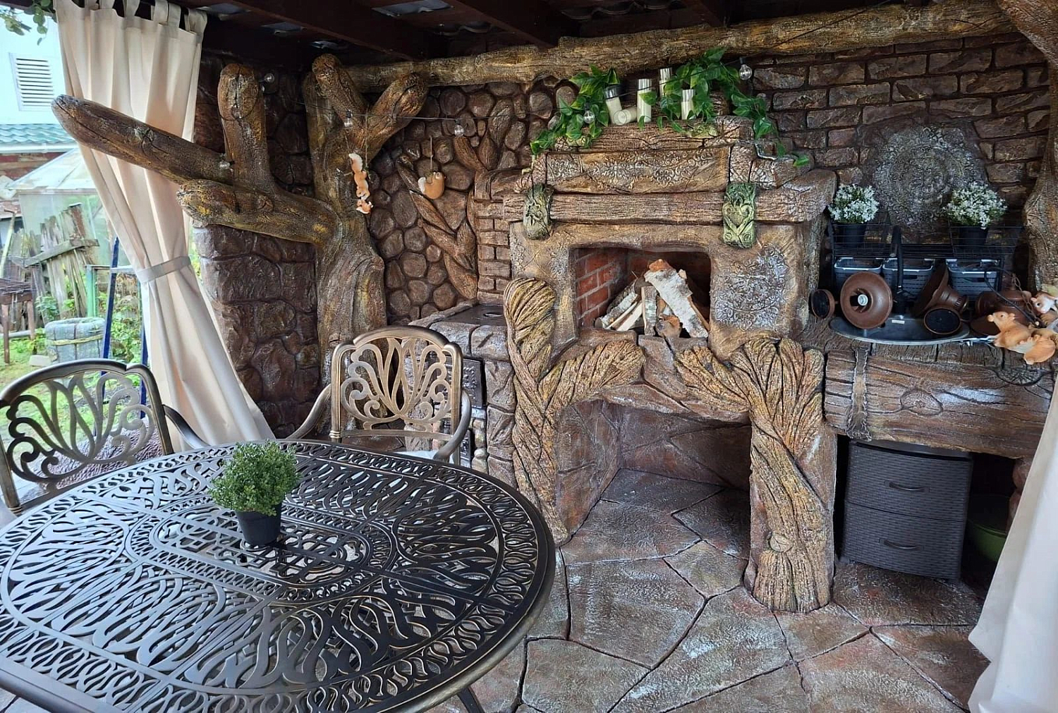 Обеденный комплект Royal Family WILHELM на 6 персон: изысканный ужин в летней кухне